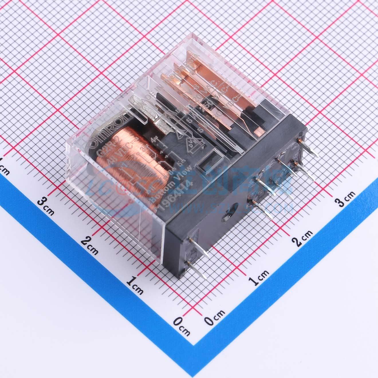 Rơ-le điện tử G2R-2-DC48 OMRON 48V THT - Techcore Việt Nam