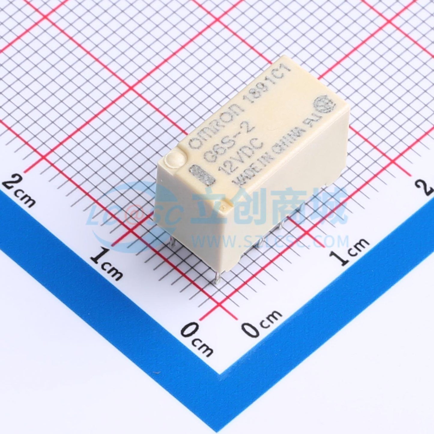Rơ-le G6S-2 DC12 OMRON DIP,14.8x7.3mm - Techcore Việt Nam