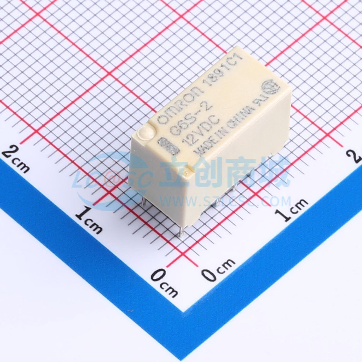Rơ-le G6S-2 DC12 OMRON DIP,14.8x7.3mm - Techcore Việt Nam