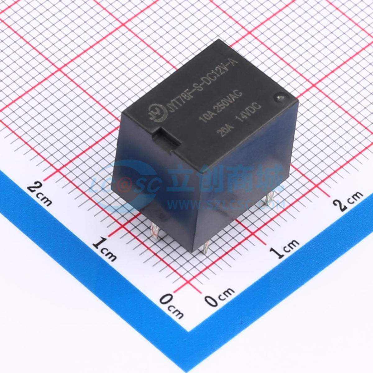 Rơ-le điện tử JYT78F-S-DC12V-A JY 12V THT,15.6x12.2mm - Techcore Việt Nam