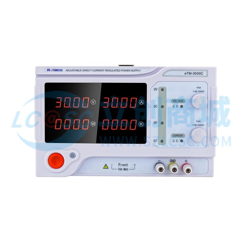 Nguồn DC eTM-3030C eTOMMENS 30V 60V 30A Phù hợp đo kiểm trong phòng lab - Techcore Việt Nam