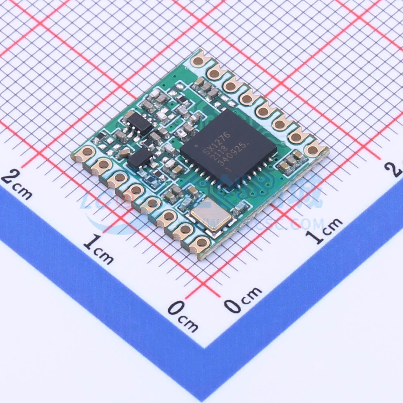 Module LoRa DL-RFM96-433M DreamLNK SMD 16x16mm 433MHz - Techcore Việt Nam