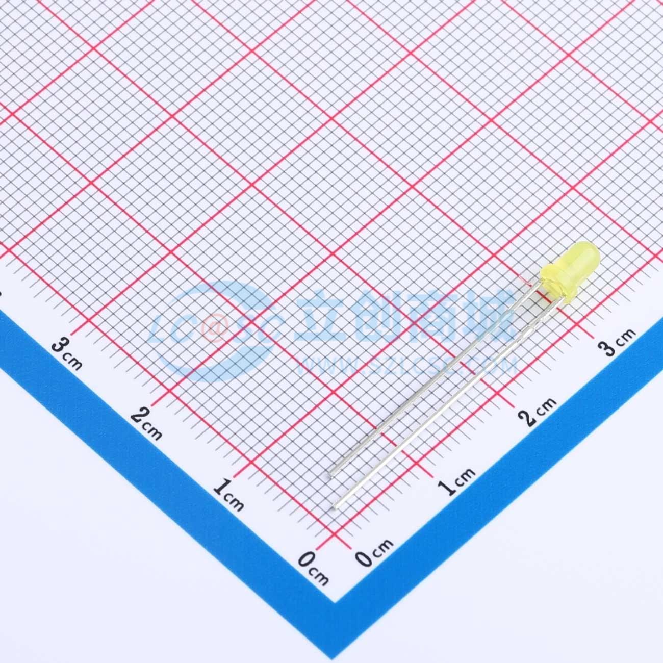 LED NFD3401UYD Xuyên lỗ,D=3mm Vàng - Techcore Việt Nam