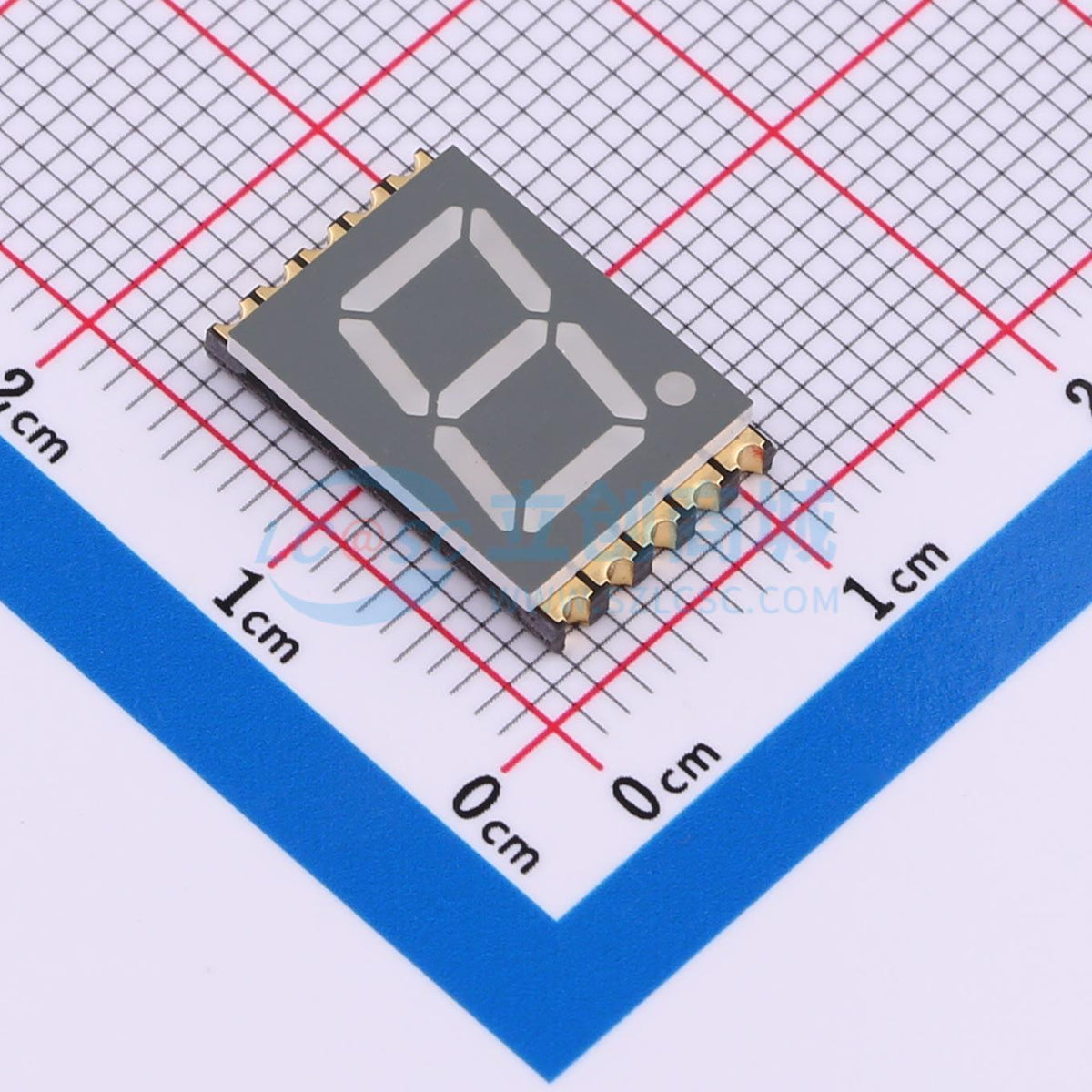 LED 7 đoạn GS3912AR-G Guangcai Display SMD,15x9.8mm Anode chung - Techcore Việt Nam