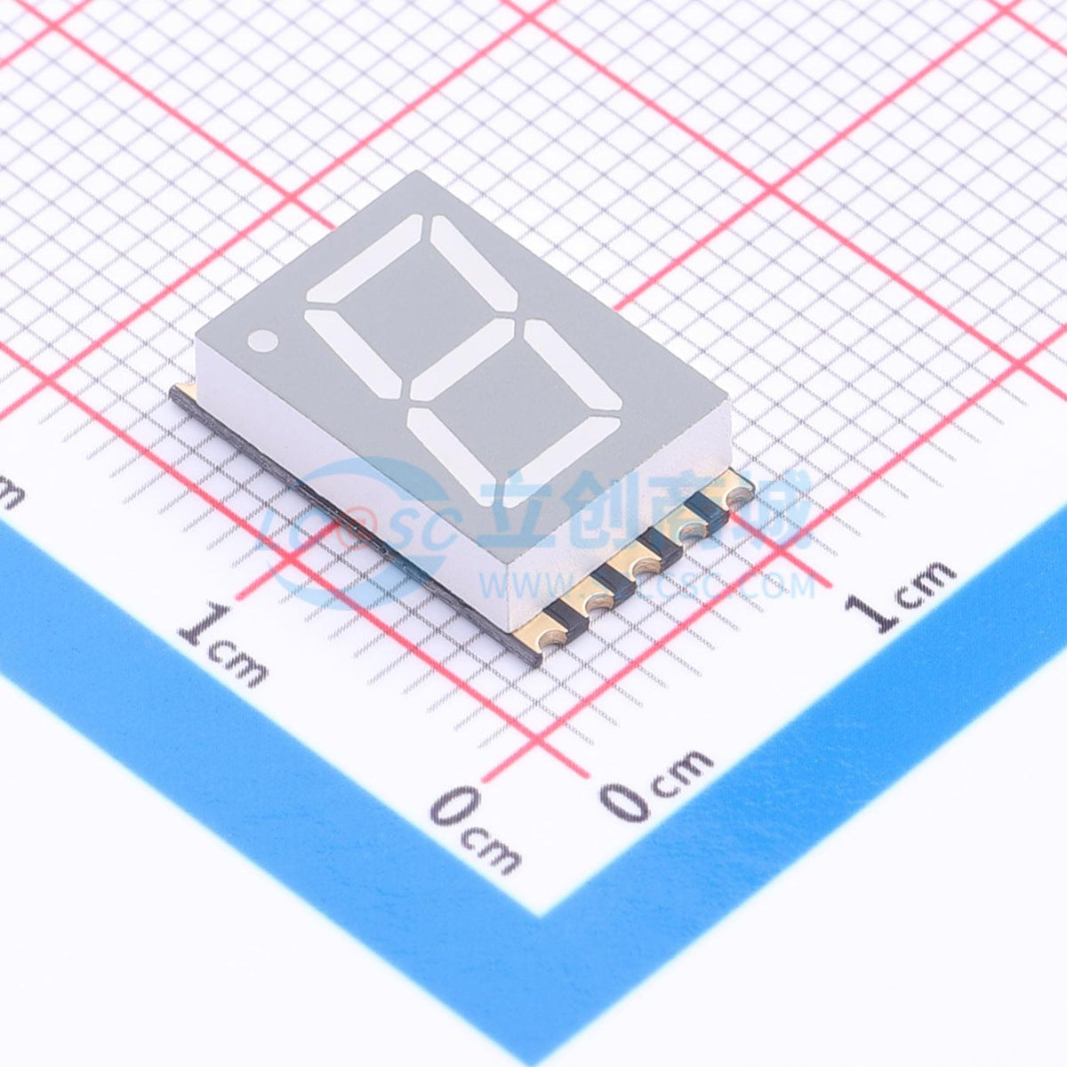 LED 7 đoạn GS4010ASR-G Guangcai Display SMD,15x9.2mm - Techcore Việt Nam