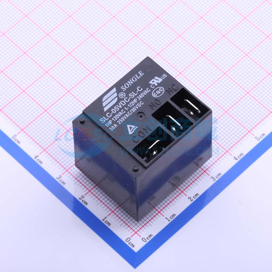 Rơ-le điện tử SLC-5VDC-SL-C SONGLE 5V THT,32.2x27.6mm - Techcore Việt Nam