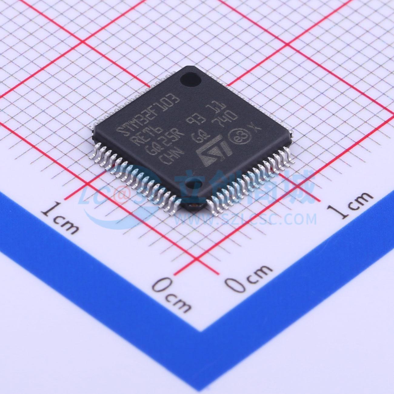 Vi điều khiển MCU STM32F103RET6 STMicroelectronics LQFP-64(10x10) - Techcore Việt Nam