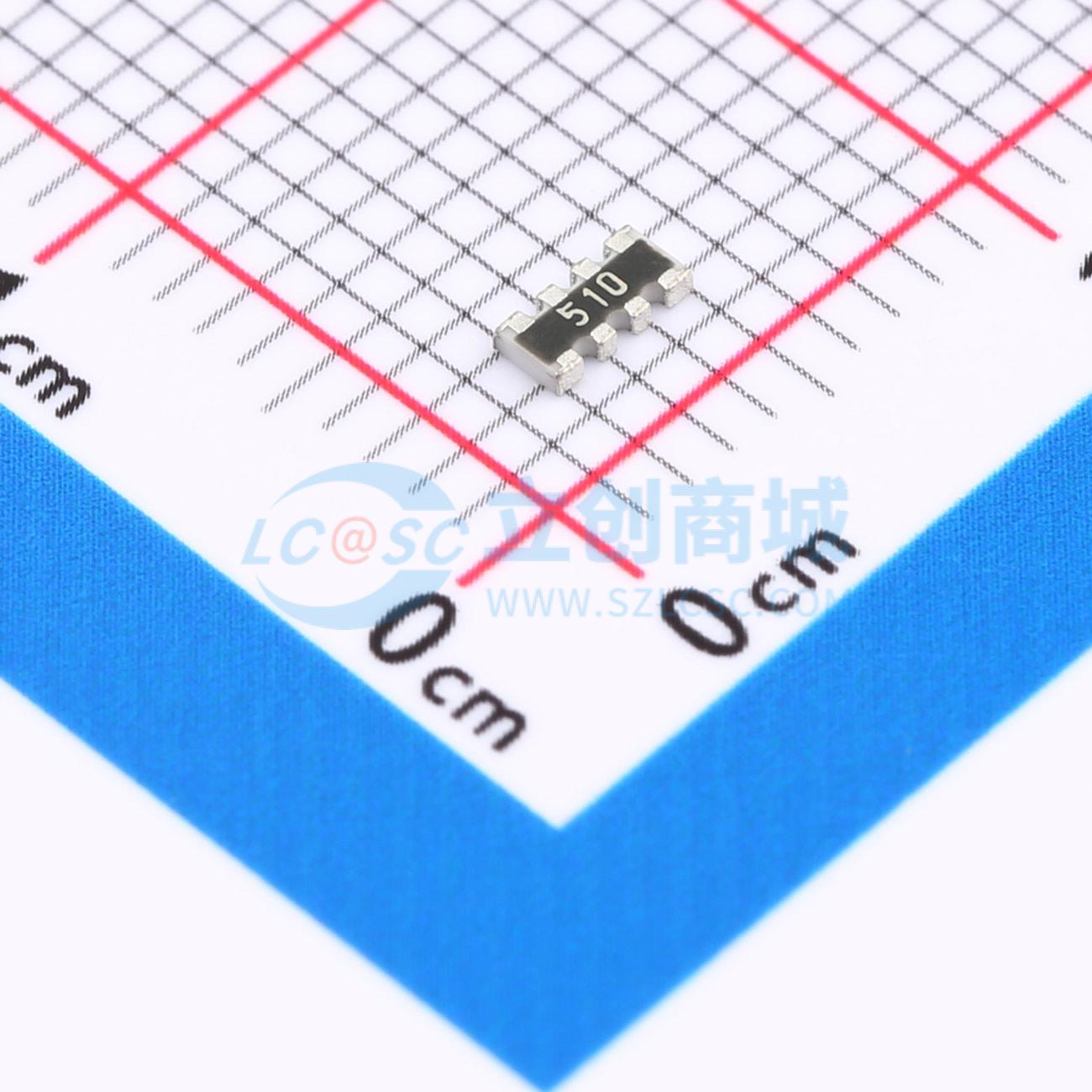 Mạng Điện Trở 4D03WGJ0510T5E UNI-ROYAL 0603x4 51Ω ±5% 62.5mW - Techcore Việt Nam