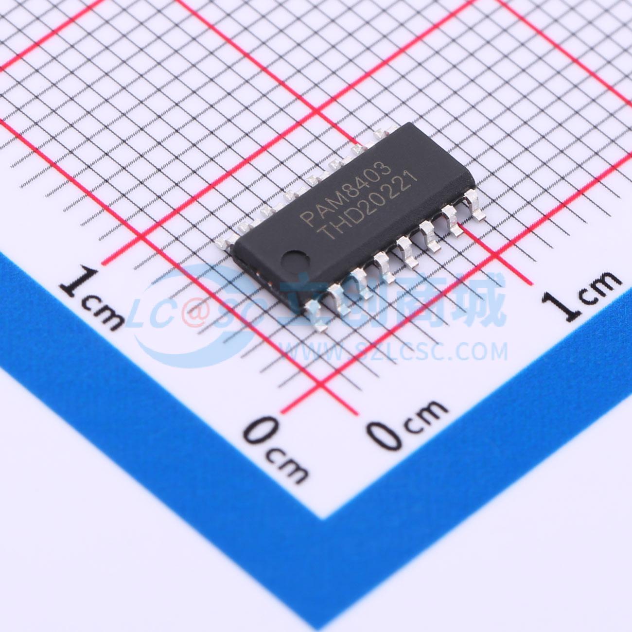IC Khuếch Đại Công Suất Âm Thanh PAM8403 Slkor SOP-16 2 kênh Class D 3 W × 2 @ 4Ω - Techcore Việt Nam
