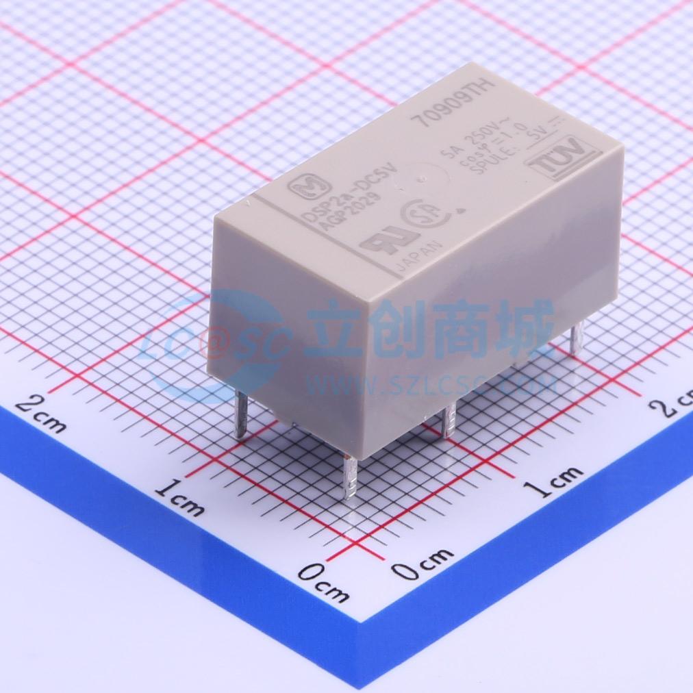 Rơ-le công suất DSP2A-DC5V PANASONIC 5V DIP,20.2x11mm - Techcore Việt Nam
