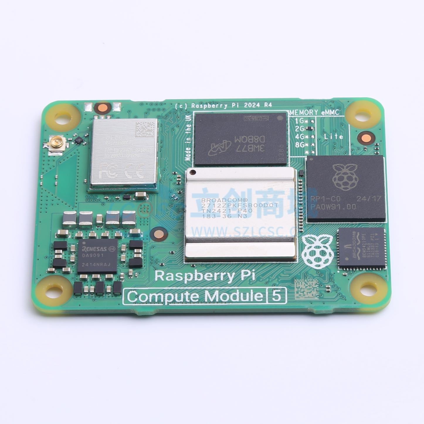 Bo mạch phát triển và công cụ phát triển CM5102000 (Compute Module CM5, 2GB RAM/0GB eMMC, Wireless) Raspberry Pi - Techcore Việt Nam