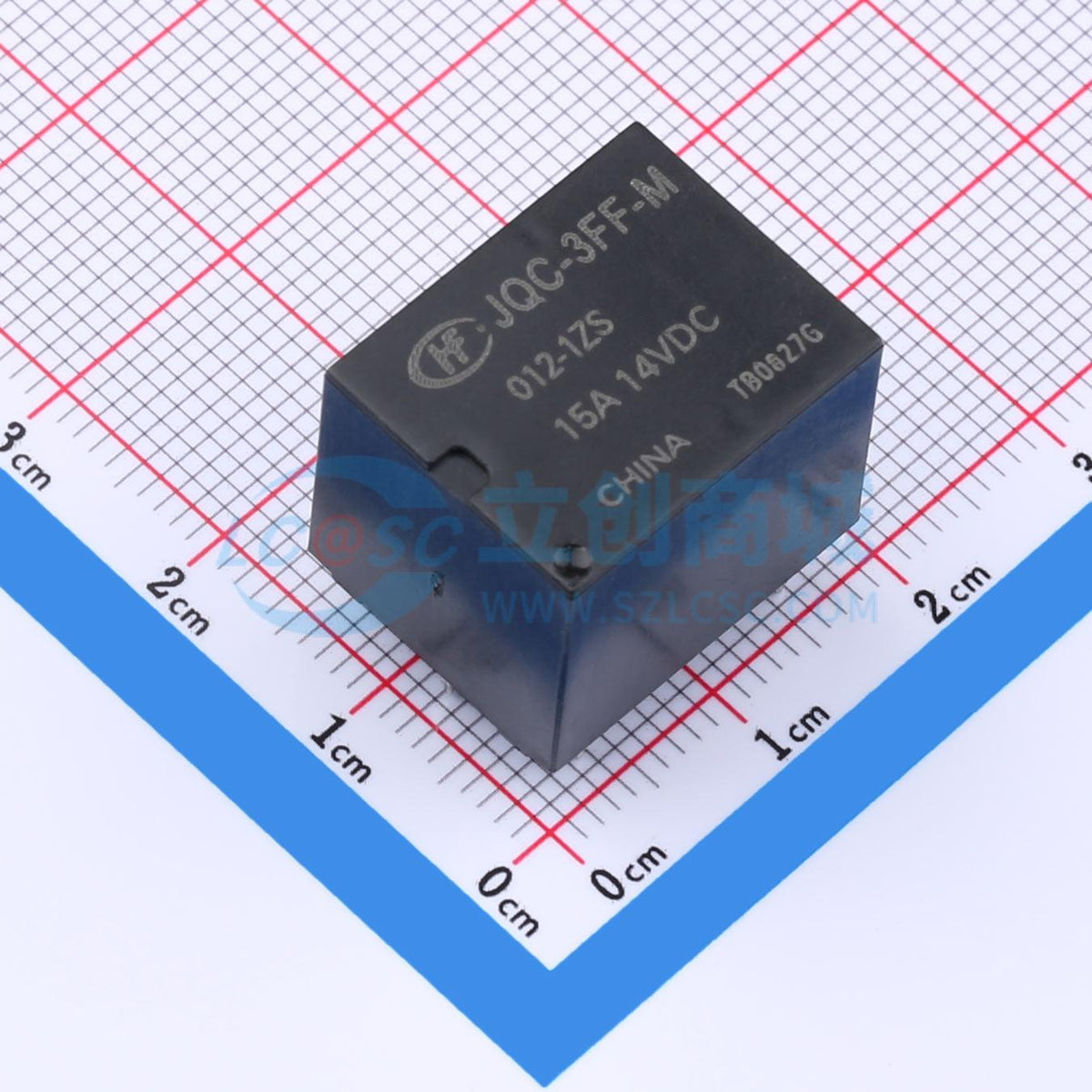 Rơ-le ô tô JQC-3FF-M/012-1ZS(555) HF 12V THT,19x15.2mm - Techcore Việt Nam