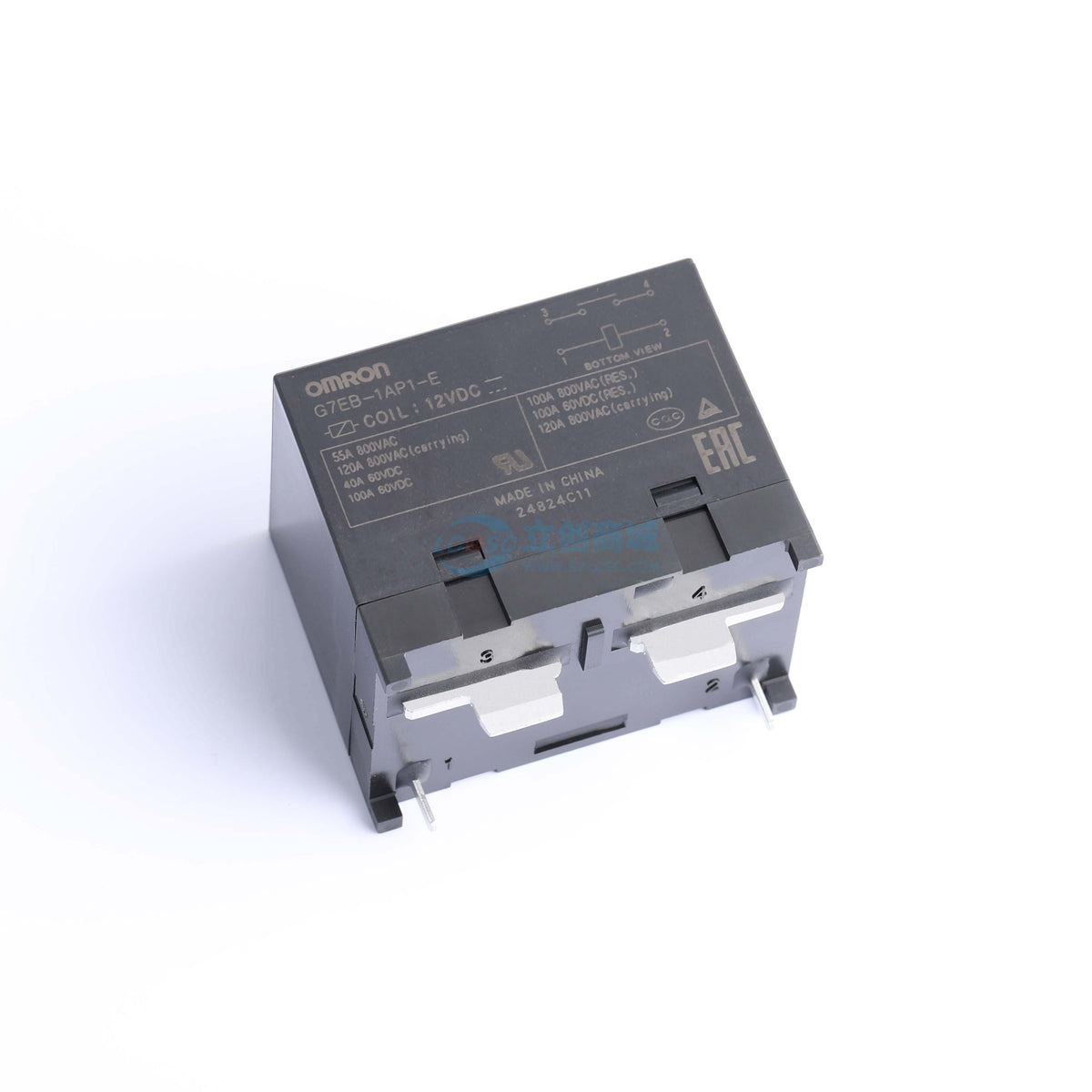 Rơ-le điện tử G7EB-1AP1-E DC12 OMRON 12V THT - Techcore Việt Nam