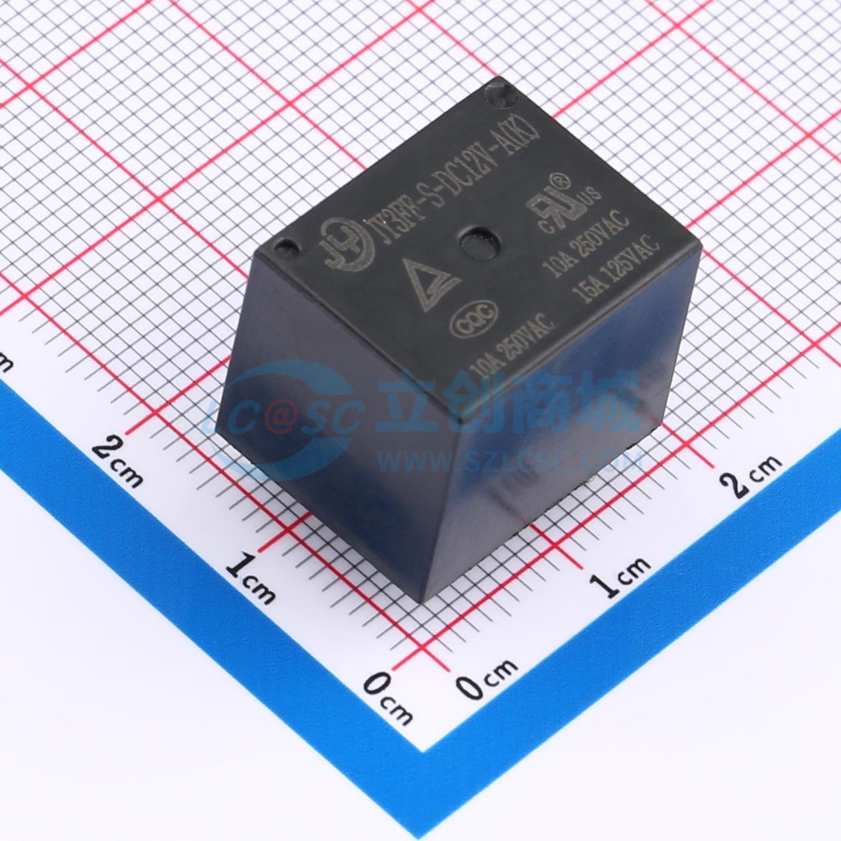 Rơ-le công suất JY3FF-S-DC12V-A(K) JY 12V THT,19x15.4mm - Techcore Việt Nam