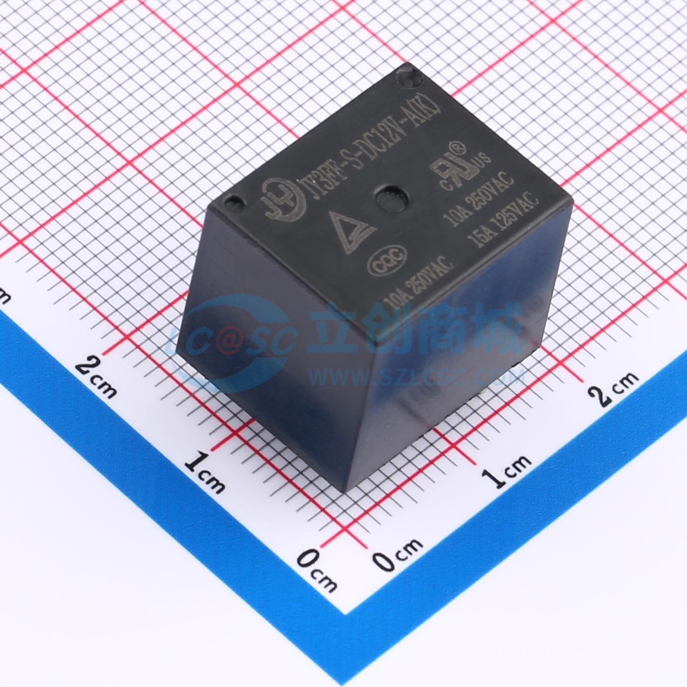 Rơ-le công suất JY3FF-S-DC12V-A(K) JY 12V THT,19x15.4mm - Techcore Việt Nam