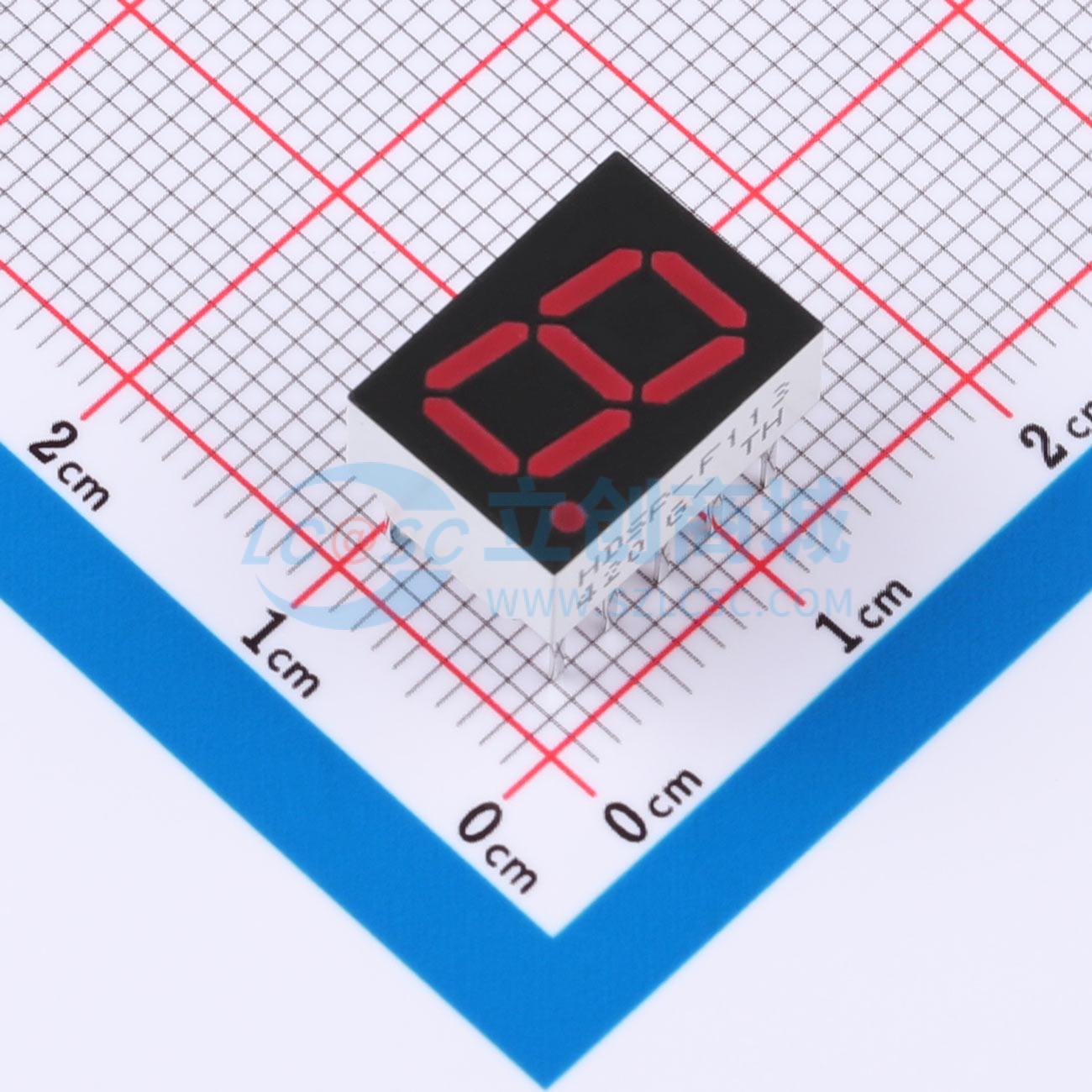 LED 7 đoạn HDSP-F113 Broadcom DIP-10 Cathode chung - Techcore Việt Nam