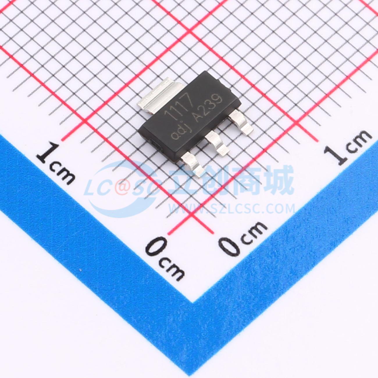 Linh kiện điện tử SSP1117-ADJ Siproin SOT-223 - Techcore Việt Nam