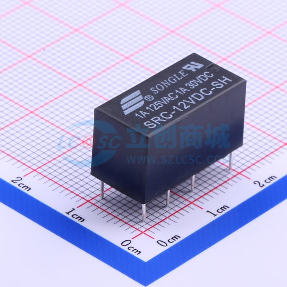 Rơ-le điện tử SRC-12VDC-SH SONGLE 12V DIP,20.6x10.2mm - Techcore Việt Nam