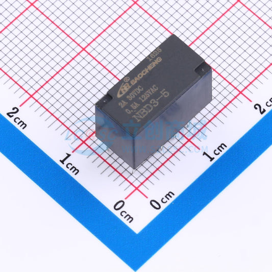 Rơ-le điện tử NBD3-5 (0.14W) 0.5A NBC 5V THT - Techcore Việt Nam