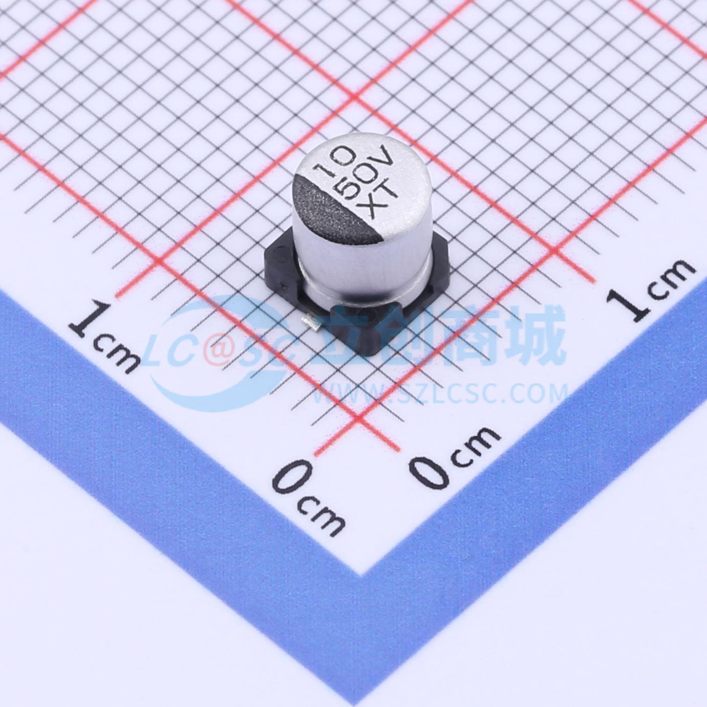 Linh kiện điện tử XT10UF50V90RV0071 KNSCHA SMD,D5xL5mm - Techcore Việt Nam