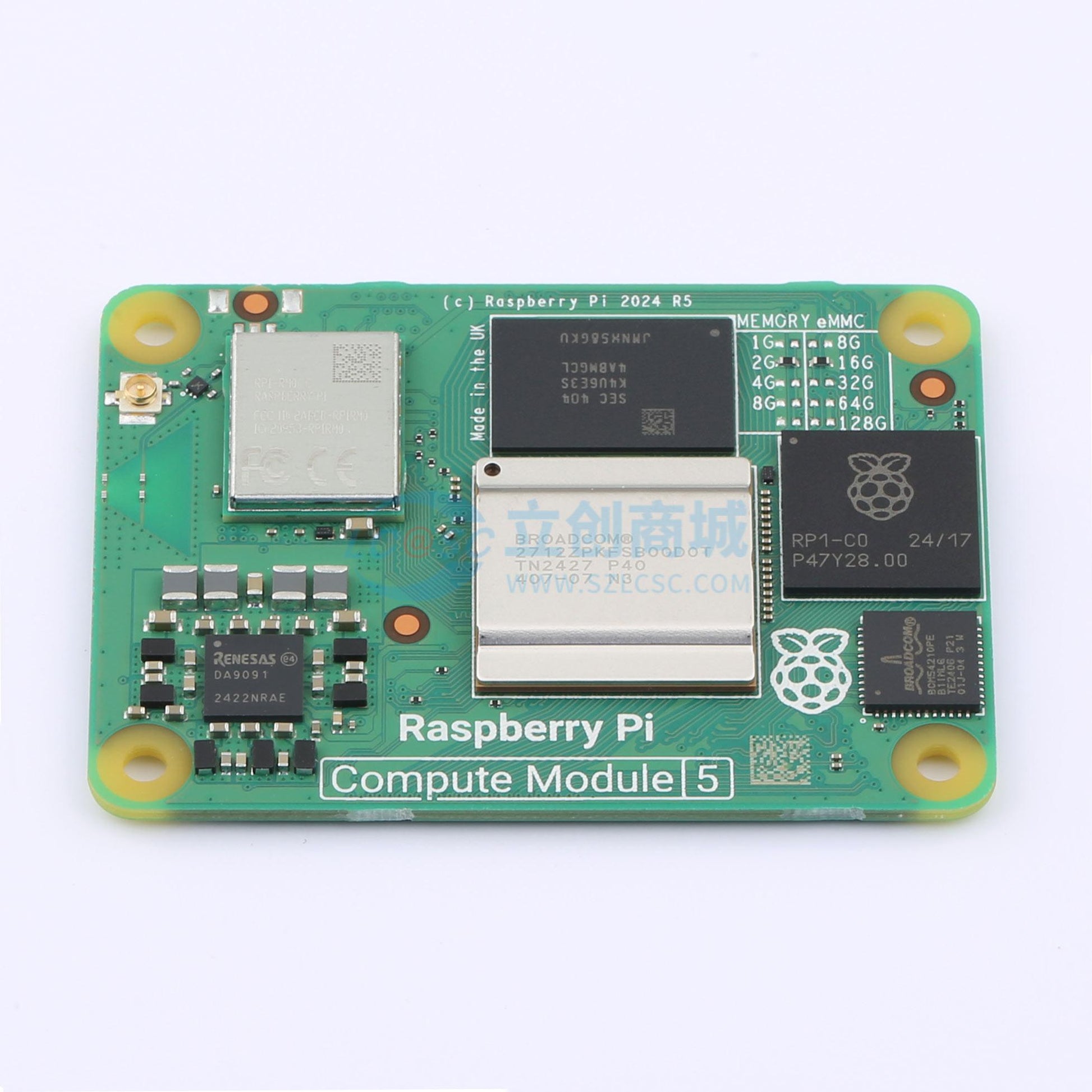 Bo mạch phát triển và công cụ phát triển CM5102016 (Compute Module CM5, 2GB RAM/16GB eMMC, Wireless) 1 - Techcore Việt Nam
