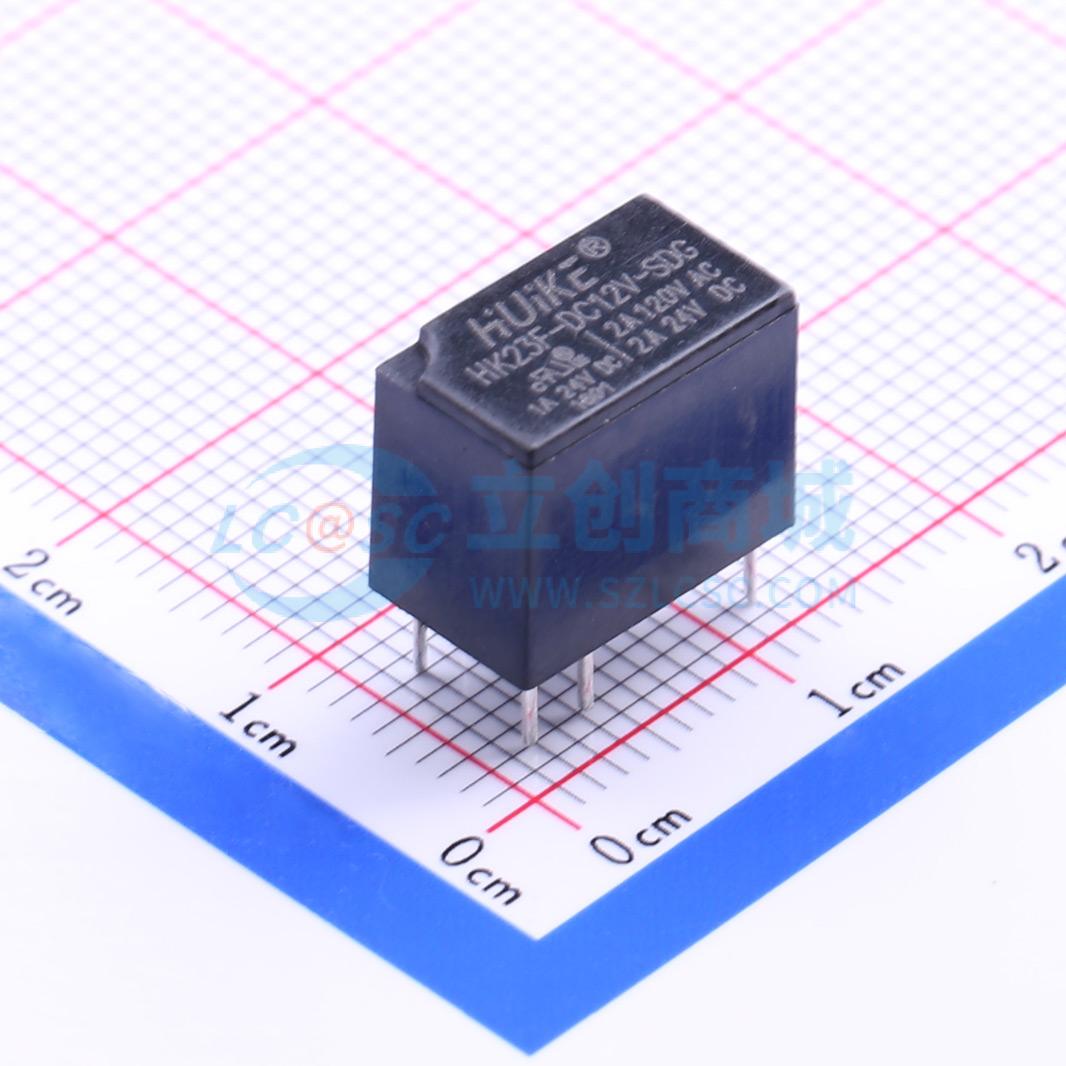 Rơ-le tín hiệu HK23F-DC12V-SDG HUIKE 12V DIP,12.5x7.5mm - Techcore Việt Nam