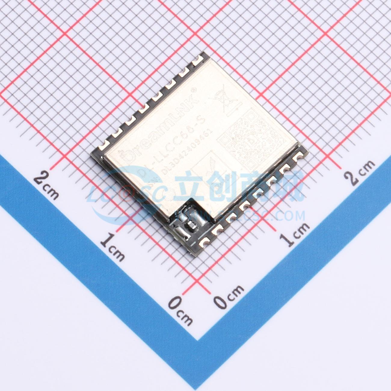 Module LoRa DL-LLCC68-S-433S DreamLNK SMD 17.1x16.1mm 433/470MHz LoRa, LLCC68, Thu phát, Thu、、-129dBm@LoRa, 3km - Techcore Việt Nam