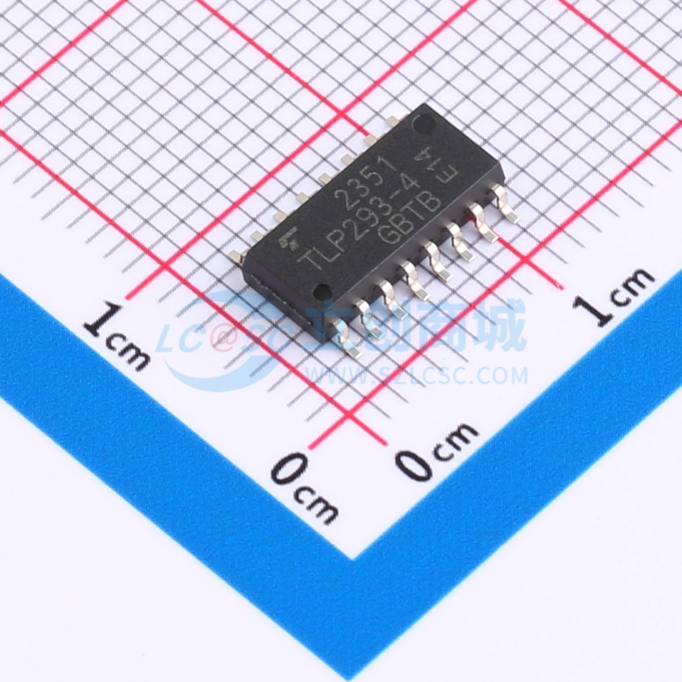 Optocoupler transistor TLP293-4(GB-TP,E TOSHIBA SOP-16-4.4mm 1.25V - Techcore Việt Nam