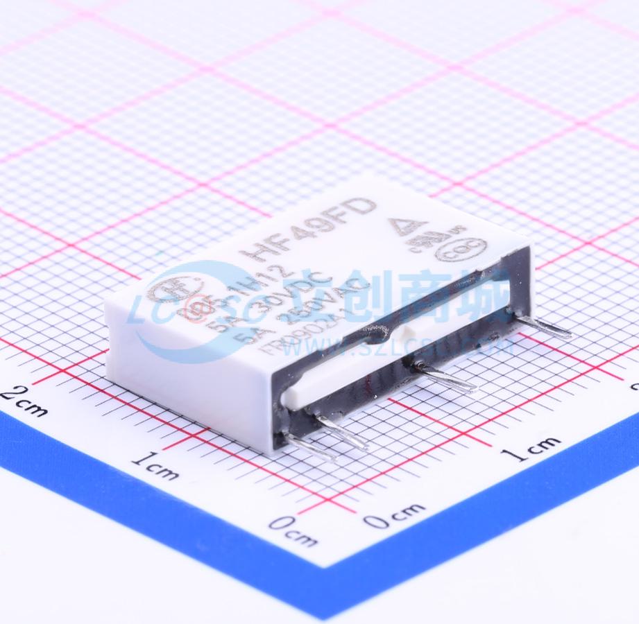 Rơ-le công suất HF49FD-005-1H12 HF 5V SIP,20x5mm - Techcore Việt Nam