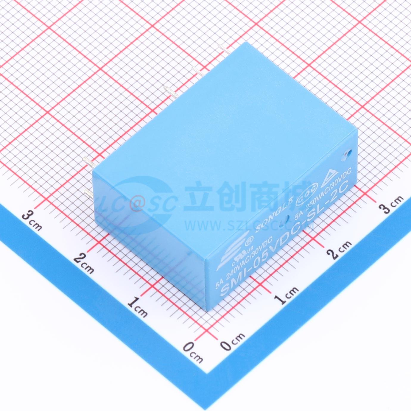 Rơ-le công suất SMI-05VDC-SL-2C SONGLE 5V THT,29.2x12.8mm - Techcore Việt Nam