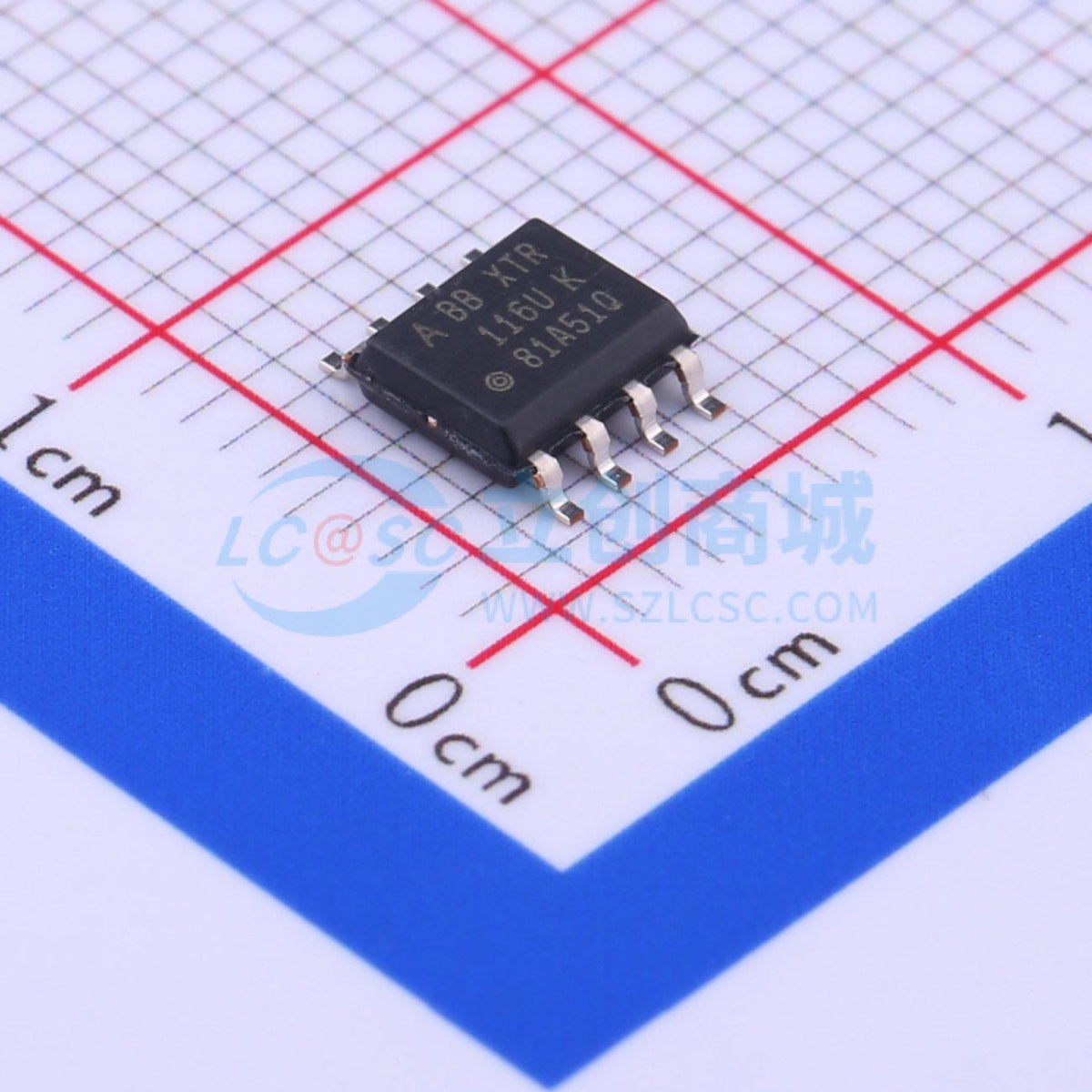 IC ADC XTR116UA/2K5 SOIC-8 - Techcore Việt Nam