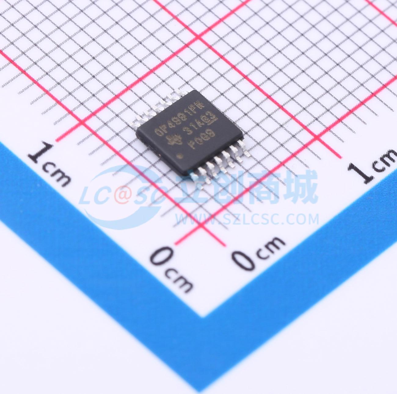 IC Khuếch Đại Thuật Toán OPA4991IPWR Texas Instruments TSSOP-14 4 kênh Rail-to-Rail 40 V 4.5 MHz - Techcore Việt Nam
