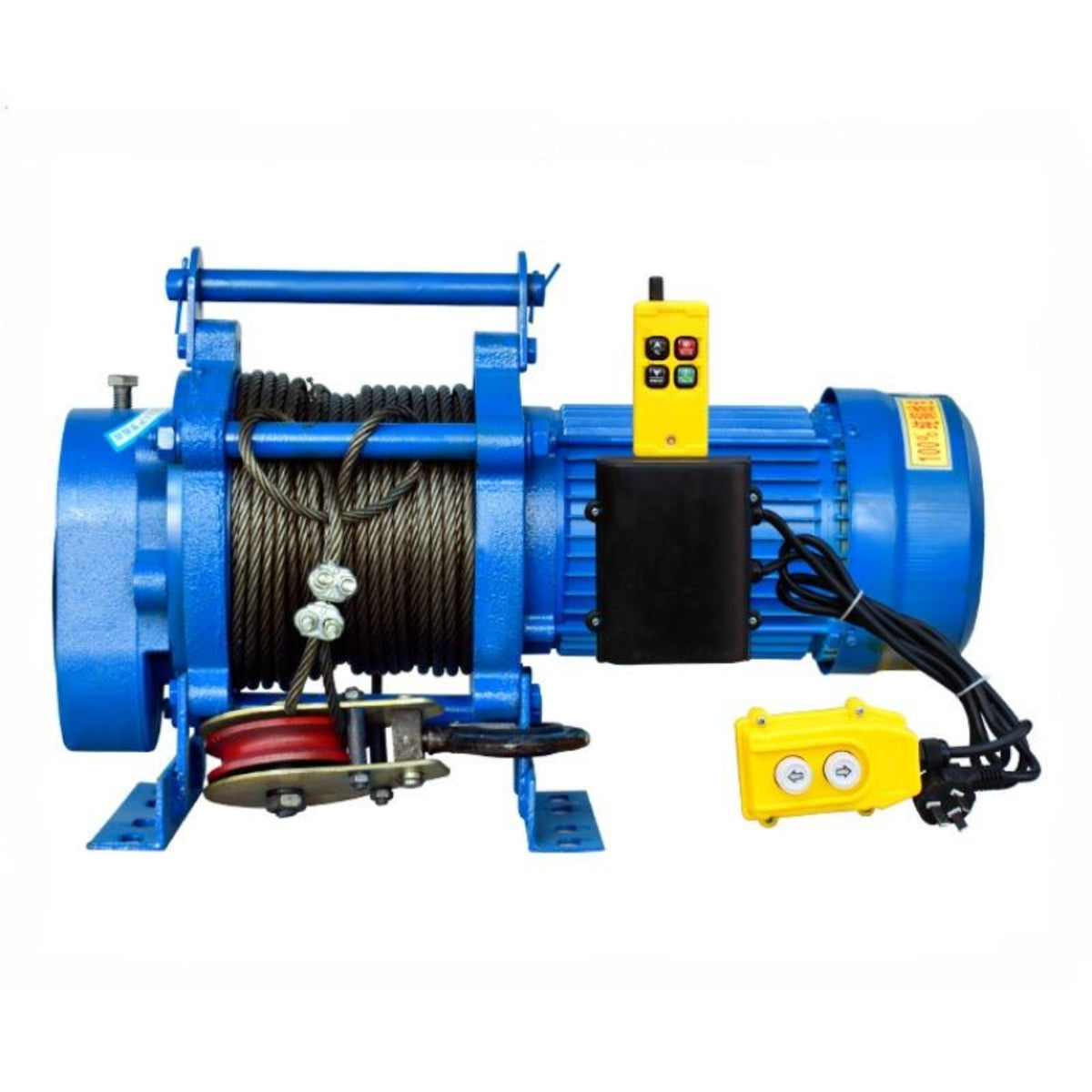 Tời Điện Kéo Mặt Đất 220V/380V, Tải 300–1500kg, Cáp 30–100m