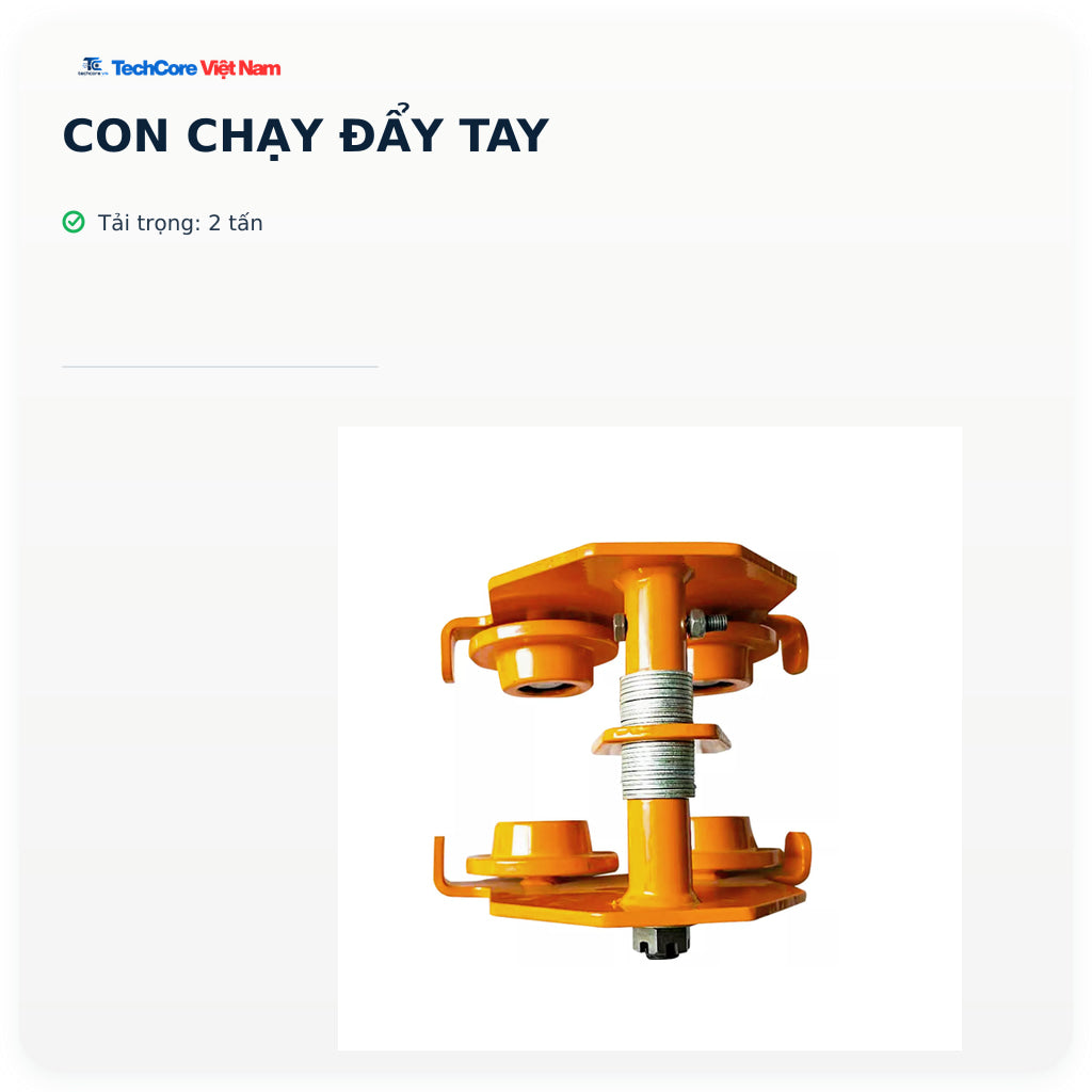 Con Chạy Đẩy Tay – 2 tấn – ảnh chính