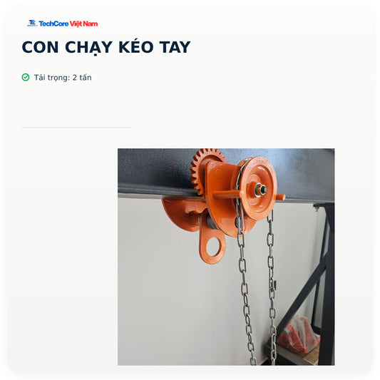 Con chạy kéo tay – 2 tấn – ảnh chính