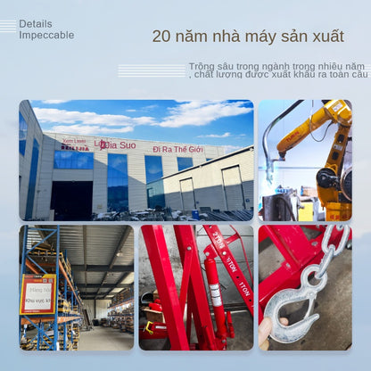 Cẩu Thủy Lực Mini 2–3 Tấn – Gấp Gọn Hoặc Cố Định