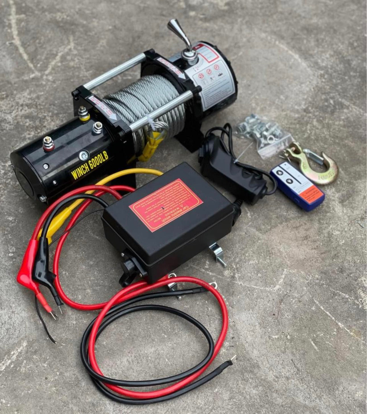 Tời điện 12v/24V 6000lbs