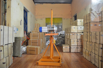 Khung cẩu xoay 360 độ, Tải trọng 500kg, 1 Tấn gắn các loại máy tời xây dựng (chưa kèm tời)