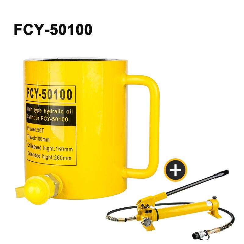 Kích thuỷ lực phân tách bản dẹt, hành trình ngắn, Kích thuỷ lực FCY