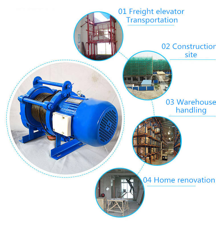 Tời mặt đất điện 3 pha 500-1500kg