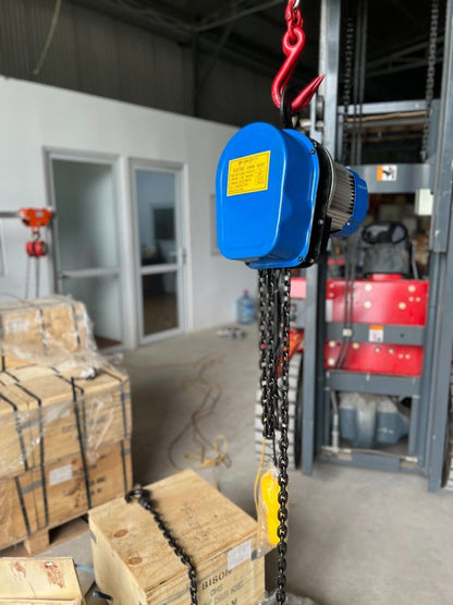 Palang xích điện DHS tải 1 tấn, 2 tấn, 3 tấn, 5 tấn xích 6m