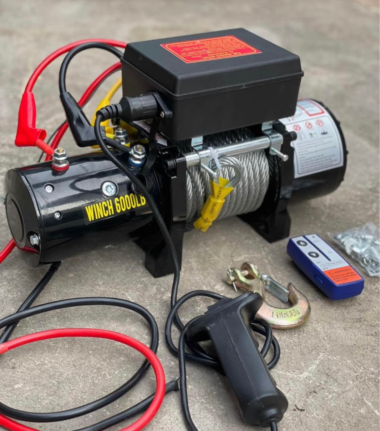Tời điện 12v/24V 6000lbs