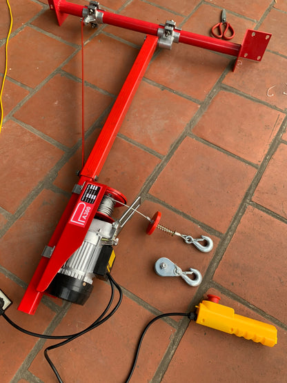 Khung treo tời điện 180, tải 200kg  ( giá chưa bao gồm moto tời)