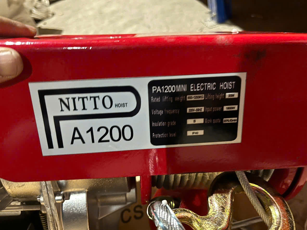 Tời điện PA Tốc nhanh, Tốc chậm đủ tải 
