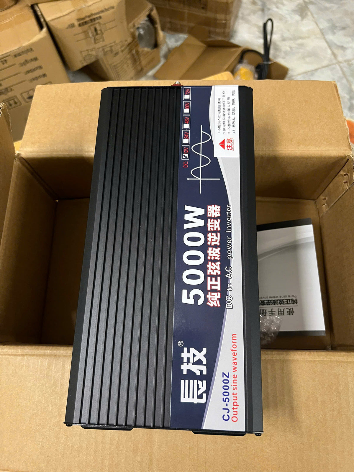 Kích Điện 12V/24V Lên 220V – 24V - 5000W – ảnh chính