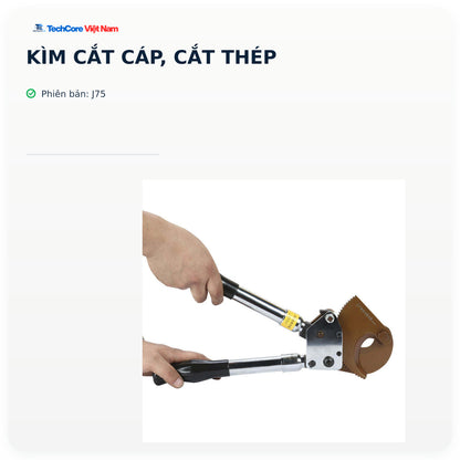 Kìm cắt cáp, cắt thép – J75 – ảnh chính