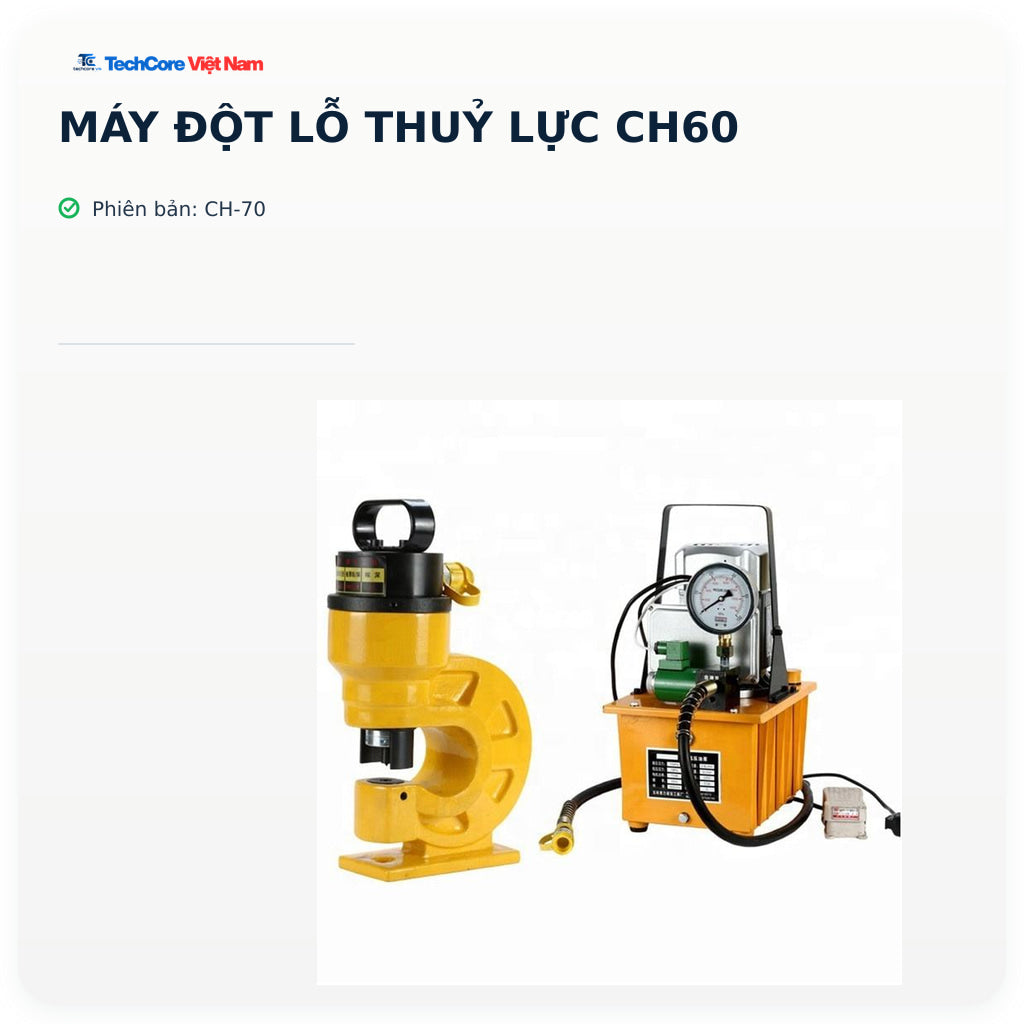 Máy đột lỗ thuỷ lực CH60 – CH-70 – ảnh chính