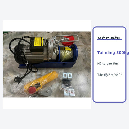 Máy Tời Treo PA800 220V Lõi Đồng, Cáp 12M Hoặc 20M – ảnh 7