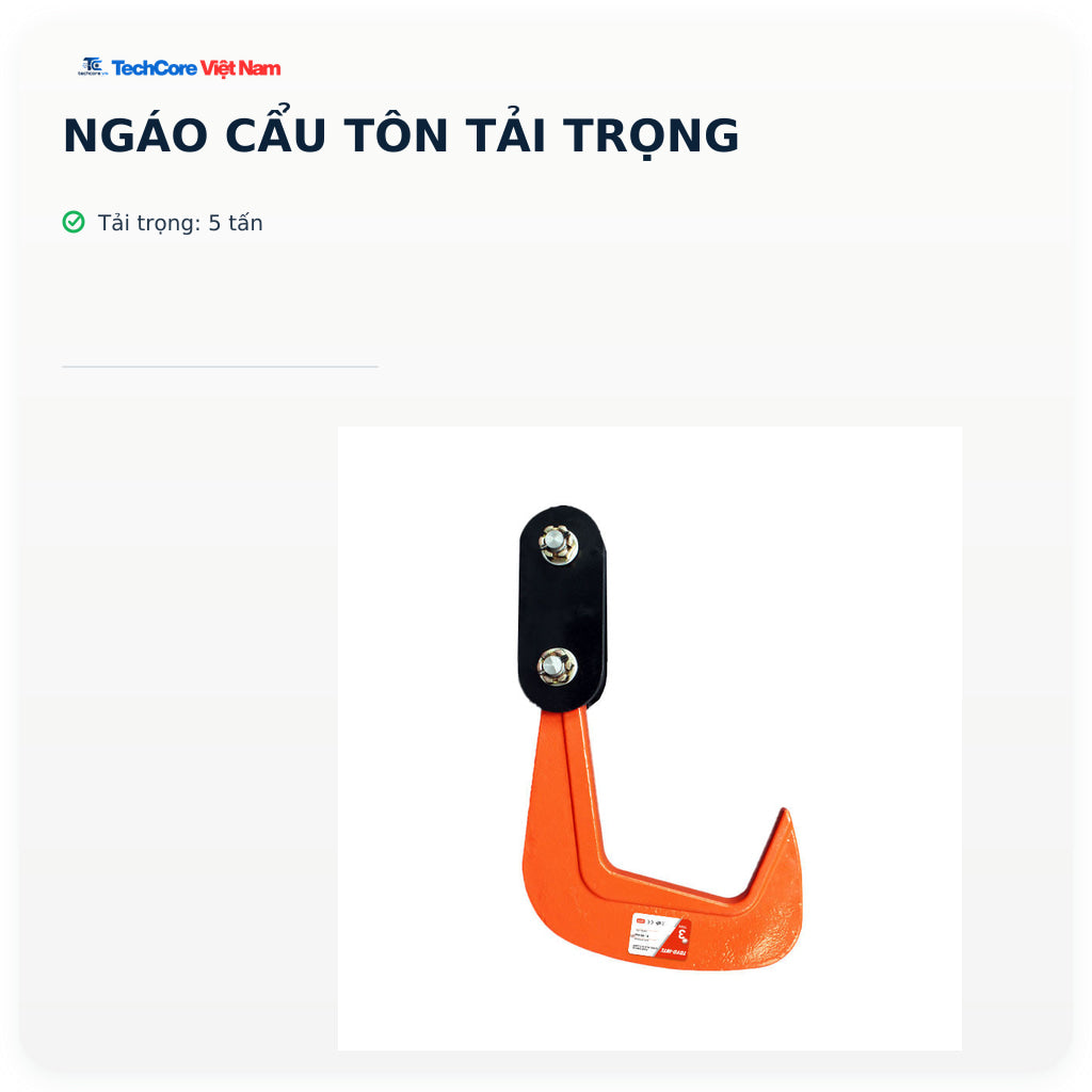 Ngáo cẩu tôn tải trọng – 5 tấn – ảnh chính