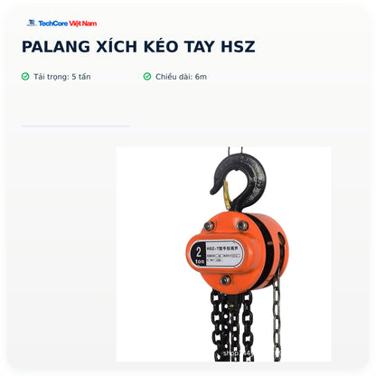 Palang xích kéo tay HSZ – 5 tấn – 6m – ảnh chính